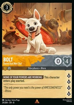 Bolt - Am Boden, aber nicht am Ende 8JAF-29 Rare Near Mint Deutsch Foil