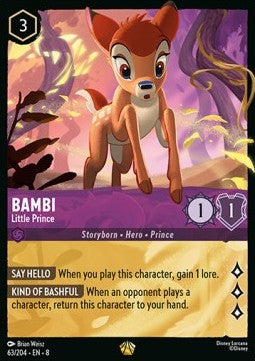 Bambi - Little Prince 8JAF-63 Legendary Near Mint Englisch