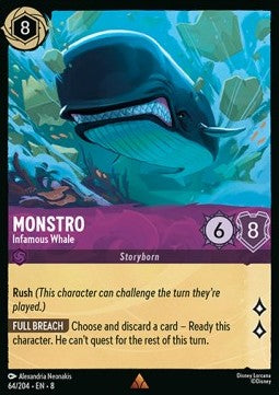 Monstro - Berüchtigter Wal 8JAF-64 Rare Near Mint Deutsch