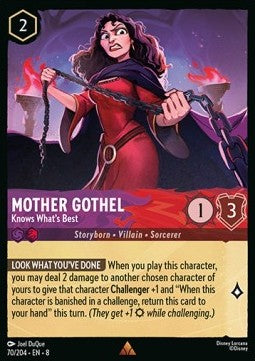 Mutter Gothel - Weiß, was das Beste ist 8JAF-70 Rare Near Mint Deutsch Foil