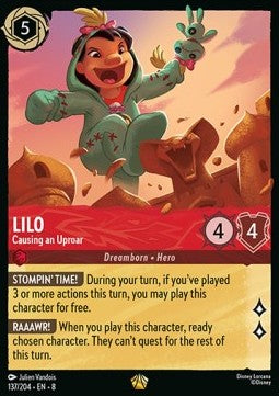 Lilo - Aufruhr-Auslöserin 8JAF-137 Legendary Near Mint Deutsch