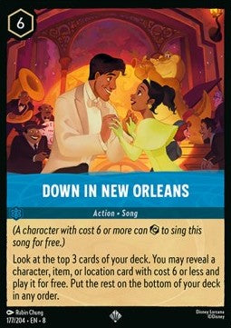In New Orleans 8JAF-177 Super Rare Near Mint Deutsch Foil