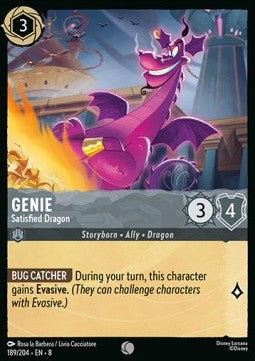 Dschinni - Zufriedener Drache 8JAF-189 Common Near Mint Deutsch Foil