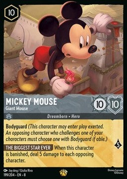 Mickey Mouse - Giant Mouse 8JAF-199 Legendary Near Mint Englisch