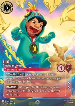 Lilo - Aufruhr-Auslöserin 8JAF-217 Enchanted Near Mint Deutsch Foil