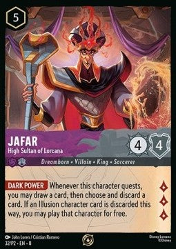 Dschafar - Hoher Sultan von Lorcana PR2-32 Promo Near Mint Deutsch