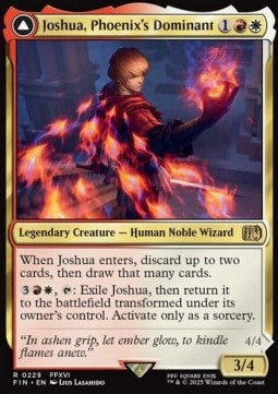Joshua, Phoenix's Dominant // Phoenix, Warden of Fire FIN-229 Rare Near Mint Deutsch
