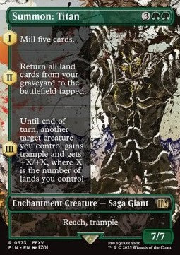 Summon: Titan XFIN-373 Rare Near Mint Englisch