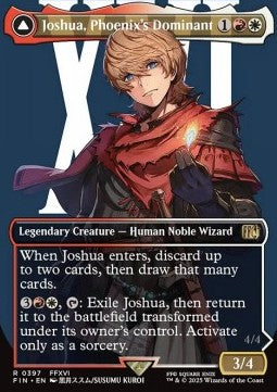 Joshua, Phoenix's Dominant // Phoenix, Warden of Fire (V.1) XFIN-397 Rare Near Mint Deutsch