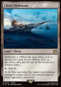 Clive's Hideaway FIN-275 Rare Near Mint Englisch