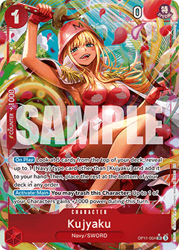 Kujyaku (OP11-004) (V.2) OP11 Alternate Art Near Mint Englisch