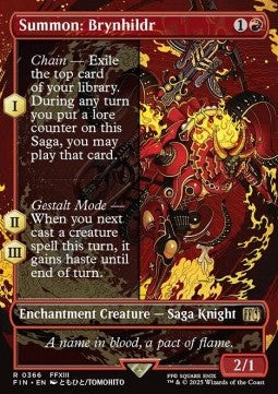 Beschwörung: Brynhildur XFIN-366 Rare Near Mint Deutsch Foil