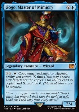 Gogo, Master of Mimicry FIN-54 Mythic Near Mint Englisch Foil