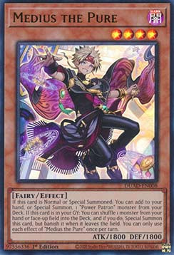 Medius der Reine (V.1) DUAD-008 Ultra Rare Near Mint Deutsch 1. Auflage