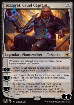 Tezzeret, Cruel Captain EOE-2 Mythic Near Mint Englisch