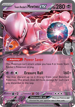 Team Rockets Mewtu ex SVP-216 Promo Near Mint Deutsch