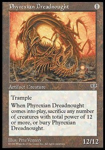 Phyrexian Dreadnought MIR- Rare Light Played Englisch