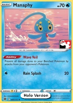 Manaphy PPS2-BRS 041 Prize Pack Series Good Deutsch