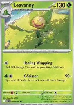 Leavanny WHT-003 Uncommon Near Mint Englisch Reverse Holo