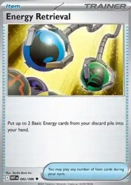 Energy Retrieval WHT-082 Uncommon Excellent Englisch Reverse Holo