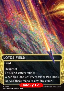 Lotus Field (V.3) EOS-113 Mythic Excellent Englisch Foil