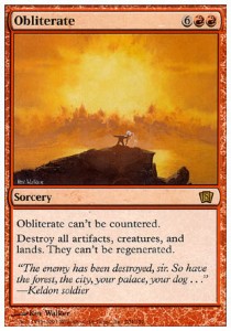 Obliterate 8ED-204 Rare Excellent Englisch