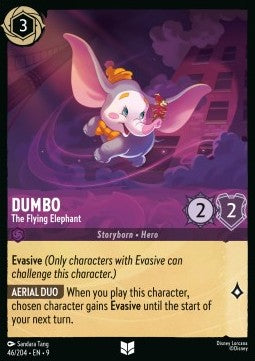Dumbo - Der fliegende Elefant 9FAB-46 Uncommon Boosterfrisch Deutsch Foil