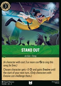 Stand Out (V.1) 9FAB-94 Uncommon Boosterfrisch Deutsch Foil