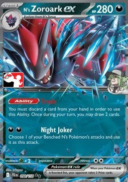 Ns Zoroark ex PPS7-JTG 098 Prize Pack Series Near Mint Deutsch