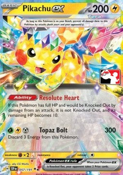 Pikachu ex PPS7-SSP 057 Prize Pack Series Near Mint Deutsch