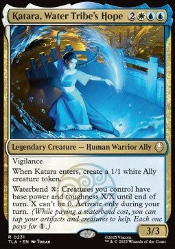 Katara, Water Tribe's Hope TLA-231 Rare Near Mint Englisch