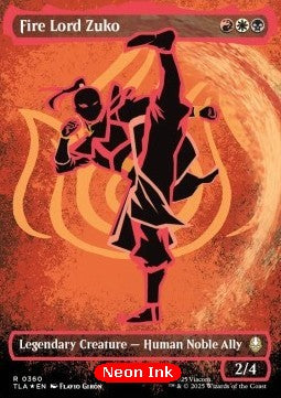 Fire Lord Zuko XTLA-360 Rare Near Mint Englisch Foil