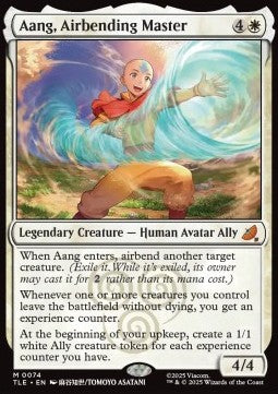Aang, Airbending Master TLE-74 Mythic Near Mint Englisch