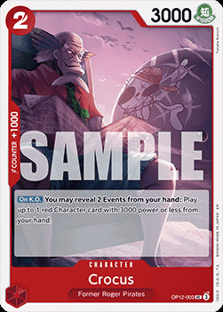 Crocus (OP12-003) OP12 Uncommon Boosterfrisch Englisch