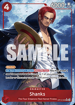 Shanks (OP12-008) (V.2) OP12 Alternate Art Boosterfrisch Englisch