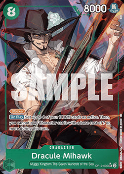 Dracule Mihawk (OP12-030) (V.2) OP12 Alternate Art Boosterfrisch Englisch