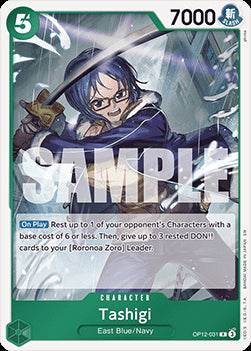 Tashigi (OP12-031) (V.1) OP12 Rare Boosterfrisch Englisch