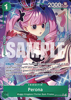 Perona (OP12-034) (V.2) OP12 Alternate Art Boosterfrisch Englisch