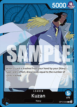 Kuzan (OP12-040) (V.1) OP12 Leader Boosterfrisch Englisch
