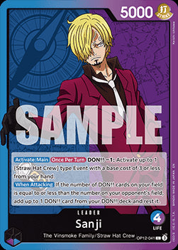 Sanji (OP12-041) (V.1) OP12 Leader Boosterfrisch Englisch