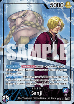 Sanji (OP12-041) (V.2) OP12 Alternate Art Boosterfrisch Englisch