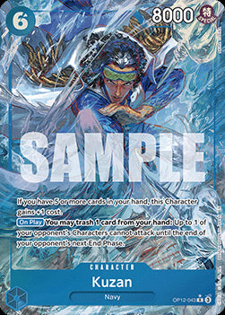 Kuzan (OP12-043) (V.2) OP12 Alternate Art Boosterfrisch Englisch