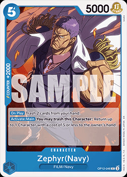 Zephyr(Navy) (OP12-046) OP12 Common Boosterfrisch Englisch