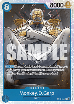 Monkey.D.Garp (OP12-056) (V.1) OP12 Super Rare Excellent Englisch
