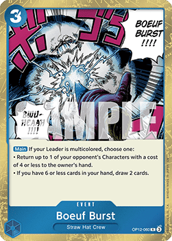 Boeuf Burst (OP12-060) (V.1) OP12 Rare Near Mint Englisch