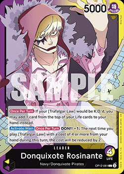 Donquixote Rosinante (OP12-061) (V.1) OP12 Leader Boosterfrisch Englisch