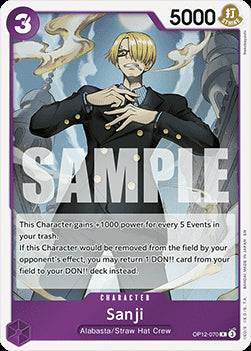 Sanji (OP12-070) (V.1) OP12 Rare Boosterfrisch Englisch