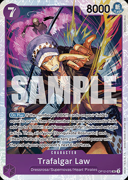 Trafalgar Law (OP12-073) (V.1) OP12 Super Rare Boosterfrisch Englisch