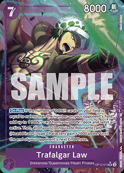 Trafalgar Law (OP12-073) (V.2) OP12 Alternate Art Near Mint Englisch