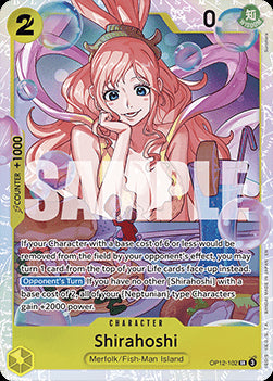 Shirahoshi (OP12-102) (V.1) OP12 Super Rare Boosterfrisch Englisch